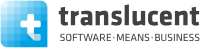 Translucent logo